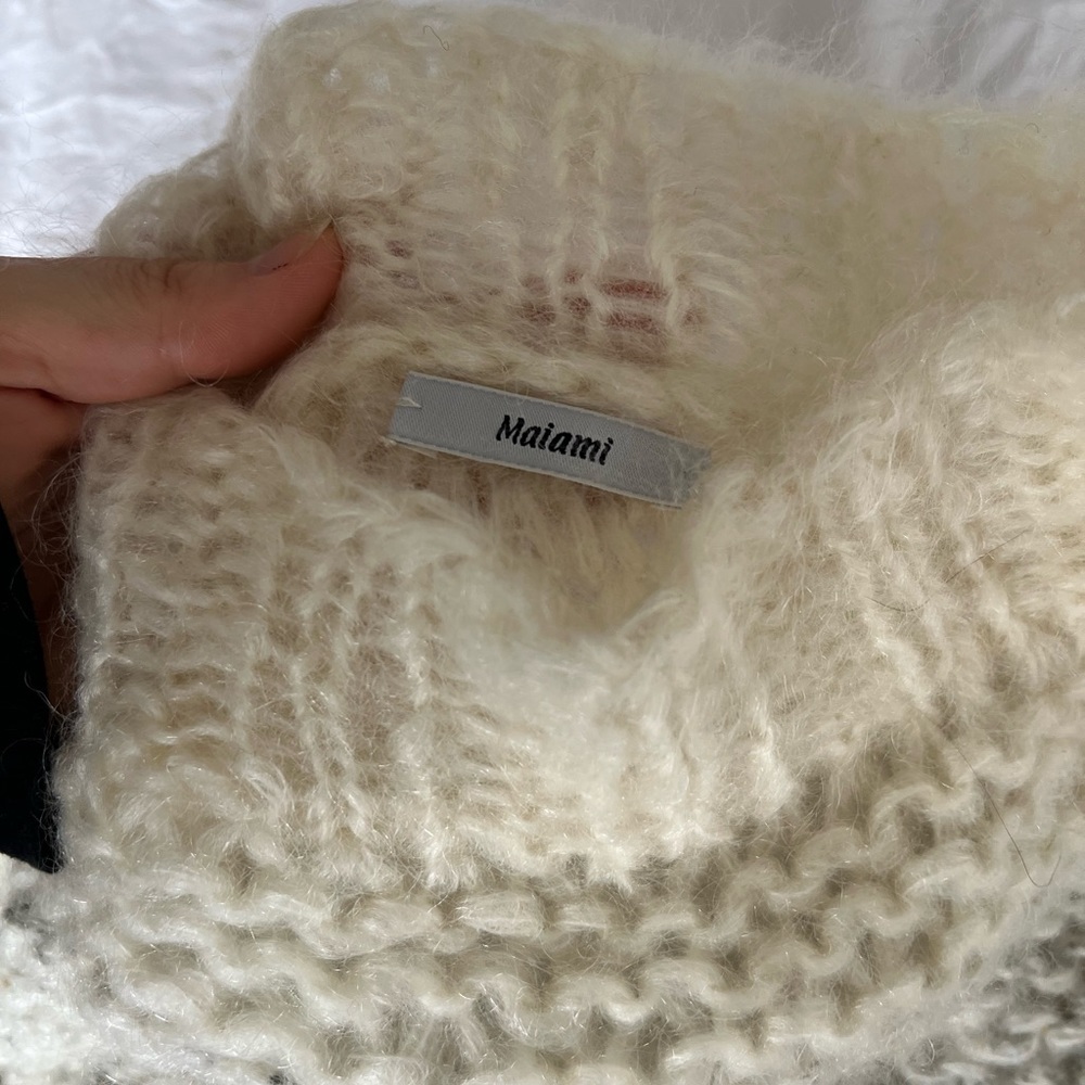 Maiami Berlin Mohair Striped Sweater - Picture 3 of 5
